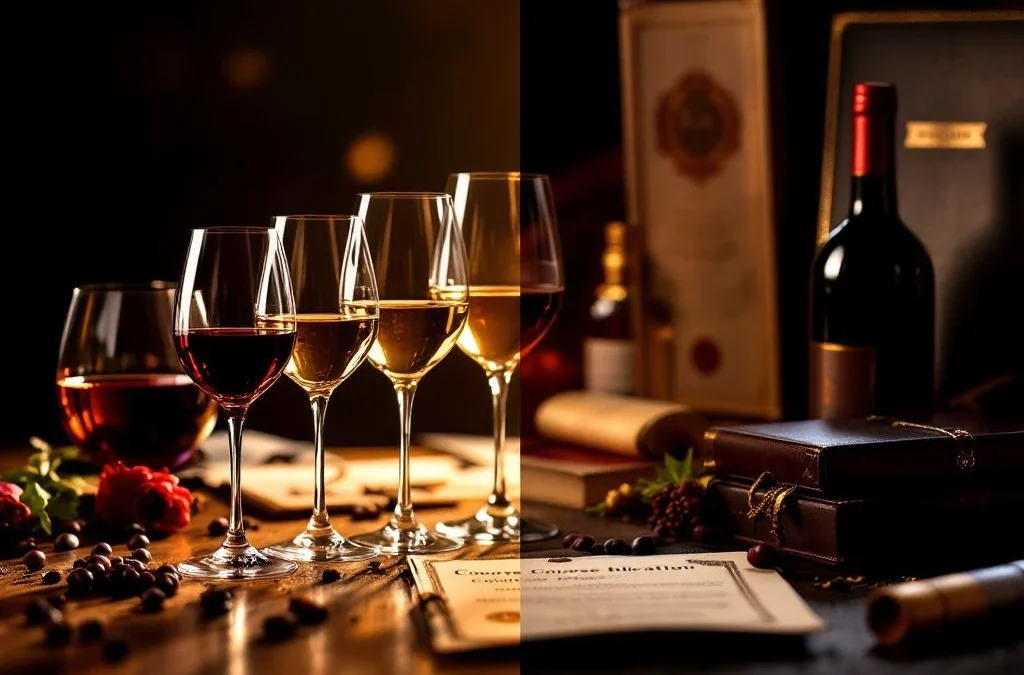 Hoe vergelijk je verschillende wijncursussen?