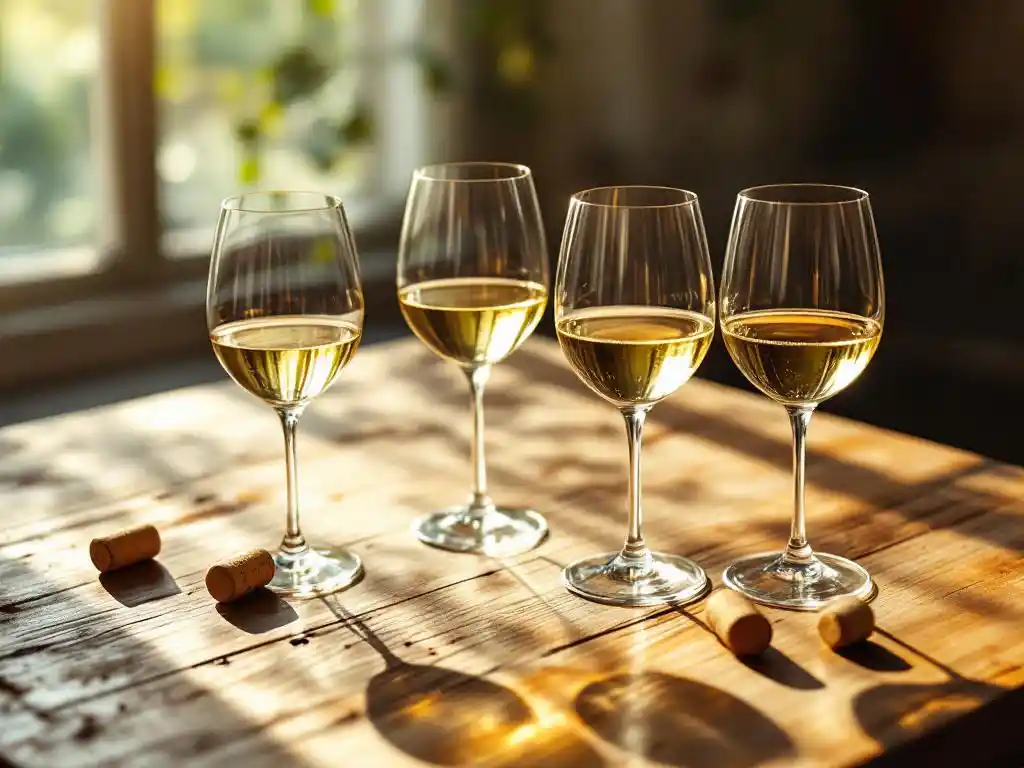 Wat zijn de 4 belangrijkste witte wijnen?