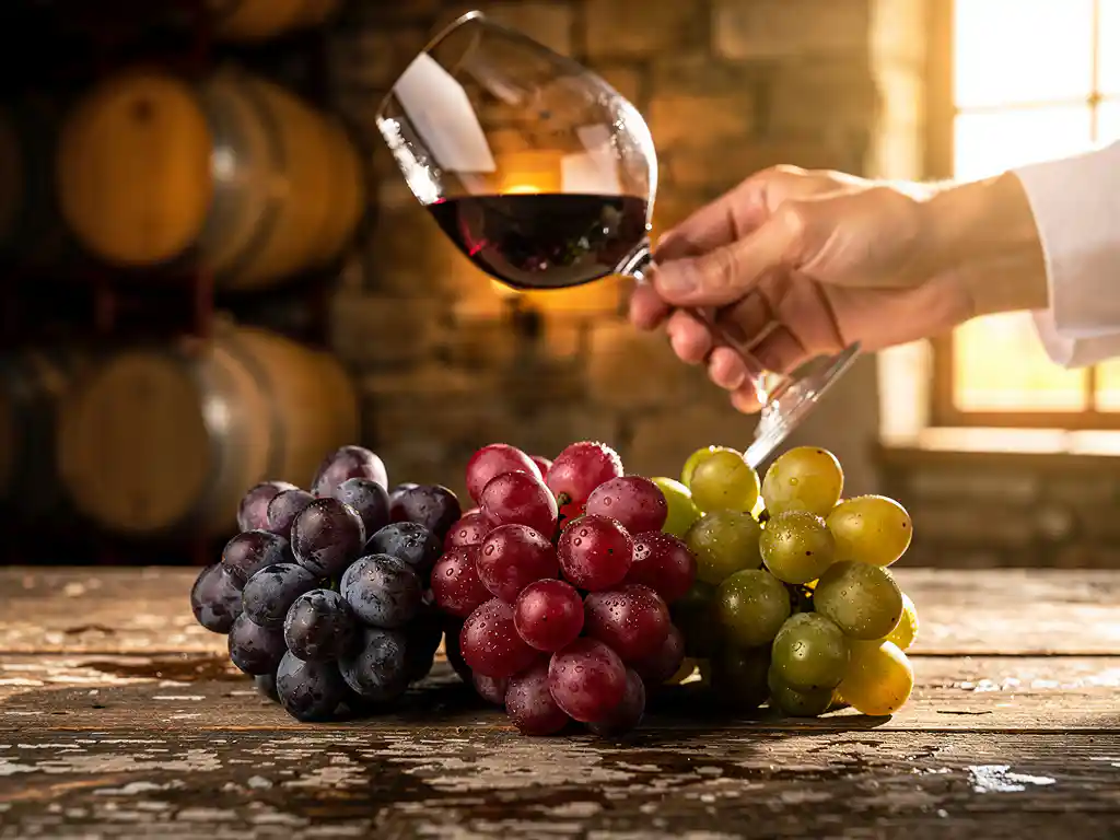 Wat leer je van drie dezelfde druiven uit verschillende landen?