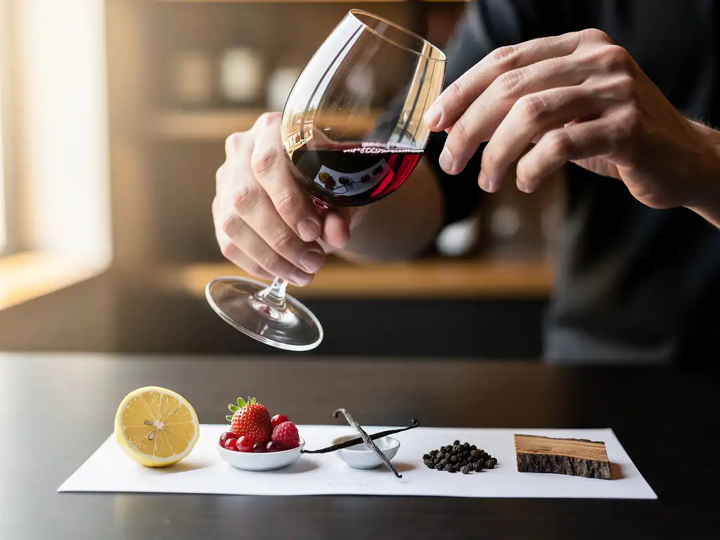 Wat zijn de 5 S’en van wijn drinken?