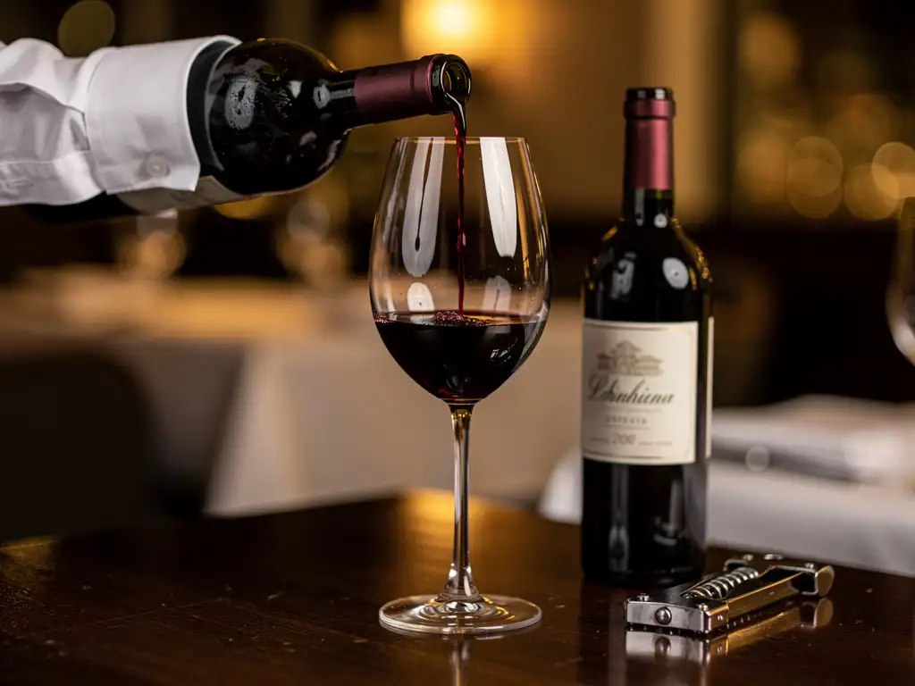 Waarom schenkt een sommelier altijd minder in dan je verwacht?