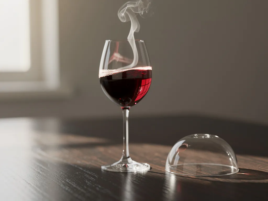 Hoe beïnvloedt de opening van een glas de aromaperceptie?